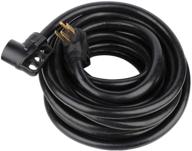 ⚡️ scitoo 50amp 50ft rv extension cord power supply cable | trailer motorhome camper | with handle | black | heavy duty extension cords | 6awg3c + 8awg1c | etl/cetl listed logo