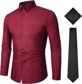 img 2 attached to 👔 Week Charm Men's Clothing with Matching Regular Handkerchief