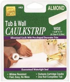 img 3 attached to Premium Almond Caulkstrip Tub Wall - Quick and Easy Installation!