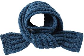 img 3 attached to Swacort Toddlers Winter Knitted Scarves Girls' Accessories for Cold Weather