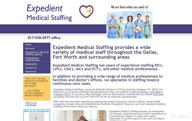 img 1 attached to Expedient Medical Staffing review by Brian Kingsford