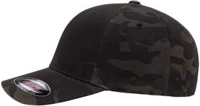 img 2 attached to 🧢 Officially Licensed Multi-Cam Flexfit 6-Panel Baseball Cap: Available in Black Camo or Green Camo