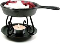 bright ideas wax melter: enhance your ambiance with this cast iron skillet, warmer, and trivet combo логотип