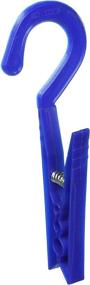 img 3 attached to 👕 HOMZ Clothespin-6 Blue Drip Dry Clothespin, Pack of 6 Clips – Compact Size: 2" x 1" x 5.5" for Efficient Clothes Drying