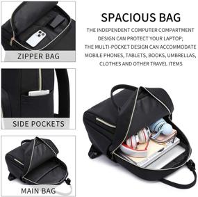 img 1 attached to Durable Asenlin Business Backpack in Black: Ideal for Professionals-on-the-Go