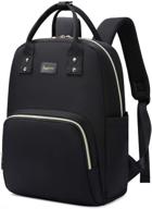 durable asenlin business backpack in black: ideal for professionals-on-the-go logo