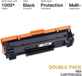 img 3 attached to 🖨️ E-Z Ink (TM) Compatible Toner Cartridge Replacement for HP 48A CF248A - Suitable for Pro M15w, Pro M29w, MFP M28w, M28a, M29a M30w M31w M15a M16a M16w Printers - Black, 2 Pack