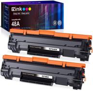 🖨️ e-z ink (tm) compatible toner cartridge replacement for hp 48a cf248a - suitable for pro m15w, pro m29w, mfp m28w, m28a, m29a m30w m31w m15a m16a m16w printers - black, 2 pack logo