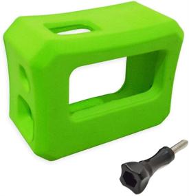 img 2 attached to 🏊 Green Floaty Case for GoPro Hero 7/6/5 - Anti-Sink Camera Floater Cover Accessory for Water Sports, Surfing, Swimming, Diving