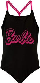 img 3 attached to 👙 Stylish Barbie Girls' Swimsuit: The Perfect Beachwear for Little Fashionistas