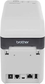 img 3 attached to Brother TD-2120N Direct Thermal Printer: Compact Monochrome Desktop Printer - Ideal for Receipt Print - Black/White - Dimensions: 8.46" x 6.77" x 4.33