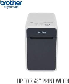 img 2 attached to Brother TD-2120N Direct Thermal Printer: Compact Monochrome Desktop Printer - Ideal for Receipt Print - Black/White - Dimensions: 8.46" x 6.77" x 4.33