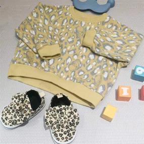 img 2 attached to Newborn Sneakers Leopard Leopard1 12_Months Girls' Shoes for Athletic