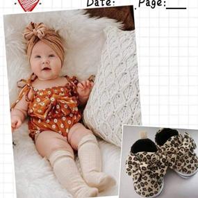 img 3 attached to Newborn Sneakers Leopard Leopard1 12_Months Girls' Shoes for Athletic