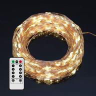 🎄 enhance your christmas décor with usb powered fairy lights - ideal for tree decoration, festive atmosphere, children's room, wedding party & patio window! (66, warm light copper wire) логотип