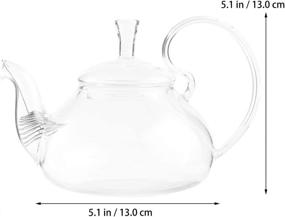 img 3 attached to 🌺 Blooming Crystal Transparent Hemoton Pitcher: Enhance Your Beverage Presentation