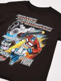 img 2 attached to 👕 Yellow Little Sleeve Transformers T-Shirt - Boys' Tops, Tees & Shirts