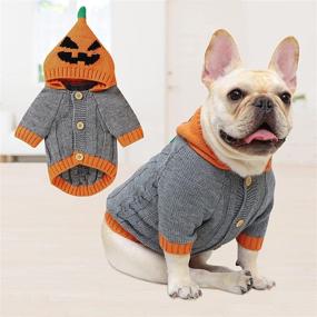 img 4 attached to Untyo Sweater Halloween Sweaters Pumpkin