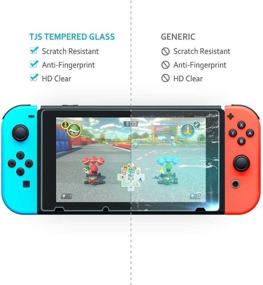 img 3 attached to 🔍 Premium HD Clear Tempered Glass Screen Protector for Nintendo Switch - MAEXUS 2 Pack, Anti-Scratch & Ultra-Transparent