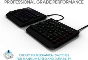 img 2 attached to 🎮 Усовершенствуйте свой игровой опыт с KINESIS GAMING Freestyle Edge RGB Разделенной механической клавиатурой (MX Blue)