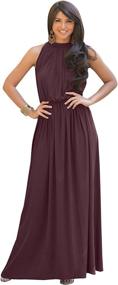 img 4 attached to KOH Sleeveless Bridesmaid Wedding Evening Women's Clothing for Dresses