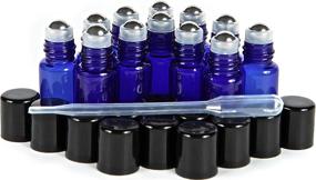 img 4 attached to Cobalt Stainless Roller Bottles by Vivaplex