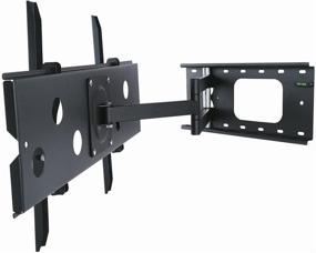 img 3 attached to 📺 Premium Monoprice Adjustable Wall Mount Bracket for LCD LED Plasma TVs - Max 125lbs, 32-60 inch | Tilting & Swiveling