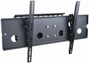 img 2 attached to 📺 Premium Monoprice Adjustable Wall Mount Bracket for LCD LED Plasma TVs - Max 125lbs, 32-60 inch | Tilting & Swiveling