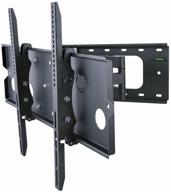 📺 premium monoprice adjustable wall mount bracket for lcd led plasma tvs - max 125lbs, 32-60 inch | tilting & swiveling logo