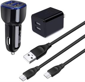 img 4 attached to 🔌 Быстрая зарядка USB C с набором зарядного устройства с двумя портами и настенной вилкой | Совместимо с Samsung Galaxy и Google Pixel