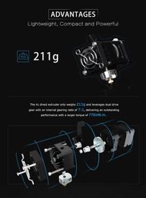 img 3 attached to 🔥 Creality Extruder with Enhanced Heat Dissipation for Sensitive Extrusion