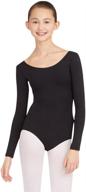 capezio long sleeve leotard for women logo