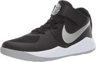 🌟 shine bright with nike hustle sneaker metallic silver - boys' shoes and sneakers logo