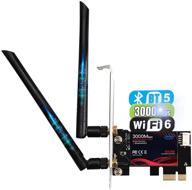 terow row076 плата wifi pcie: 3000мбит/с 802.11ax двухдиапазонная беспроводная сеть с intel ax200, bluetooth 5.0, mu-mimo и низкая задержка - поддерживает win 10! (включен экран щита) логотип