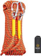 high-quality static rock climbing rope - nice c, 10mm, 32ft-1000ft length, includes carry bag - ideal for escape climbing and rescue scenarios logo