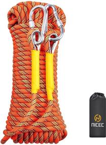 img 4 attached to High-Quality Static Rock Climbing Rope - Nice C, 10mm, 32ft-1000ft Length, Includes Carry Bag - Ideal for Escape Climbing and Rescue Scenarios