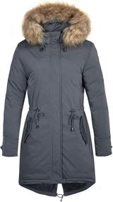 img 2 attached to Womens Thickened Hoodie Jacket Overcoat Women's Clothing in Coats, Jackets & Vests