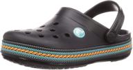 кроссовки crocs crocband sport черные маленькие логотип