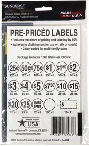 img 2 attached to 💲 Efficient Pricing with Sunburst Systems 7035 Pricing Stickers