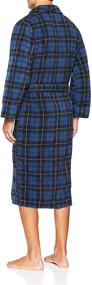 img 1 attached to Cozy up in Style with the John Christian Fleece Tartan Large: A Perfect Winter Wardrobe Essential!