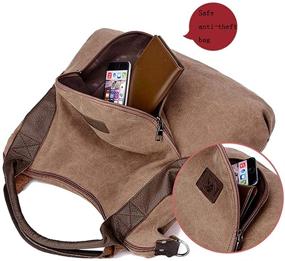 img 1 attached to 👜 Сумки и кошельки Xiaoxiongmao из натуральной кожи для женщин с карманом на плечо - стильные сумки на плечо