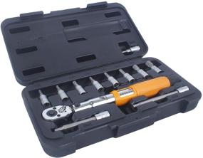 img 4 attached to 🚴 BikeTool Top Performance All-in-One Bike Torque Wrench Set 1/4" Drive in Shockproof Cycling Tool Box - Ideal for Road, Cyclocross, Gravel, E-Bike, Mountain, BMX Bicycles - Precision 2-24NM Scale-Window with NM Lock