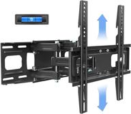 📺 kdg full motion tv wall mount | height adjustable | 32-65" led lcd 4k flat screen curved tv mount bracket | articulating swivel tilt extension | max vesa 400x400mm | load capacity up to 121lbs logo