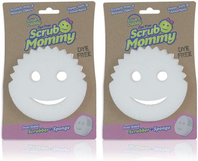 3 Pack Scrub Mommy Dual-Side Scratch Free Scrubber Sponges New