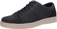 👟 premium comfort and style: clarks men's kitna sneaker nubuck shoes logo