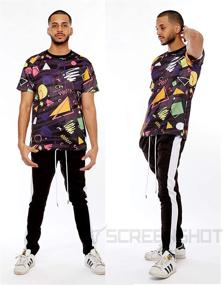 img 3 attached to SCREENSHOTBRAND S11010 Mens Hipster Hip Hop Premium Men's Clothing for T-Shirts & Tanks