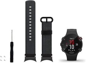 img 3 attached to C2D JOY Nylon Weave Band Compatible with Garmin Forerunner 45/45S - Replacement Watch Band with Adapters