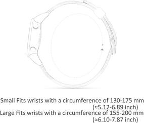 img 2 attached to C2D JOY Nylon Weave Band Compatible with Garmin Forerunner 45/45S - Replacement Watch Band with Adapters