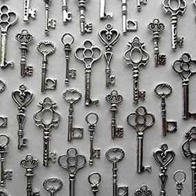 img 1 attached to 🔑 Silver 48-Piece Key Set