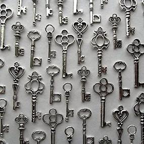 img 2 attached to 🔑 Silver 48-Piece Key Set